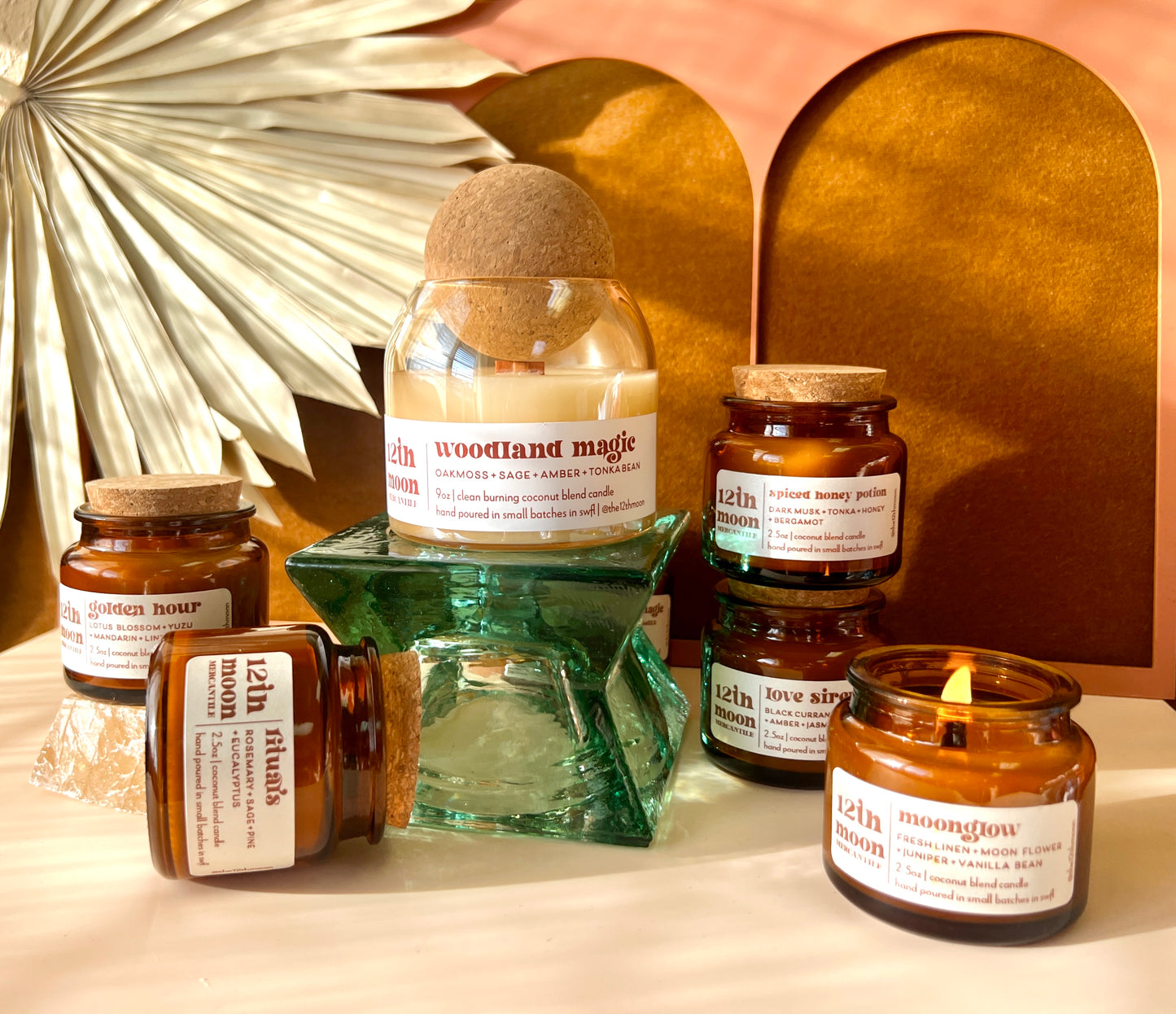 GOLDEN HOUR COLLECTION Coconut Wax Candle -LARGE LUXE VESSEL