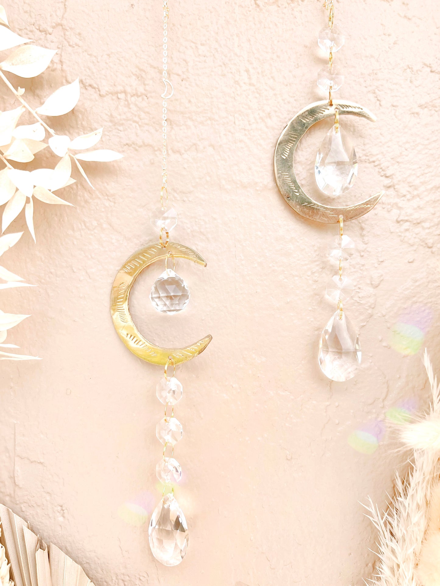 MOON Suncatcher - Rainbow Maker - Wall Decor - Rainbow Prism