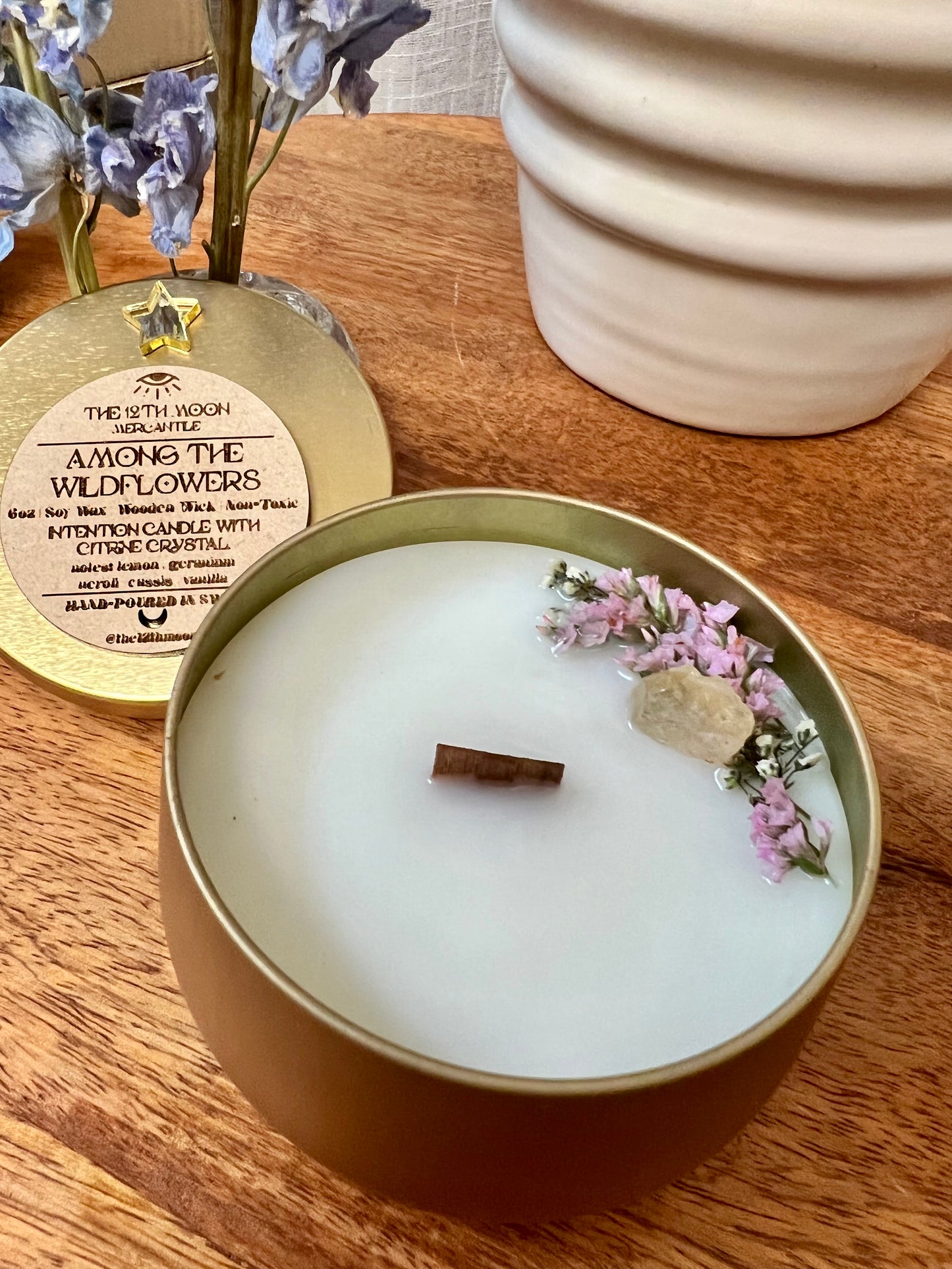 AMONG THE WILDFLOWERS Soy Wax Candle
